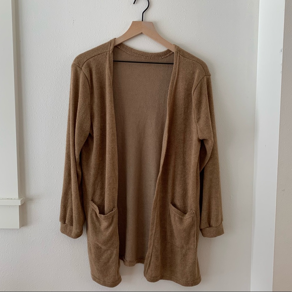 NWOT TAN CARDIGAN
